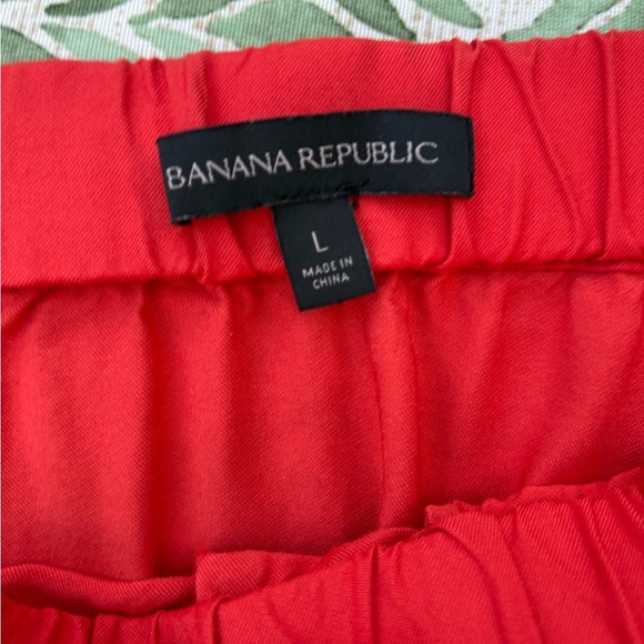 Banana Republic orange drawstring Skirt - size large - Picture 3 of 8
